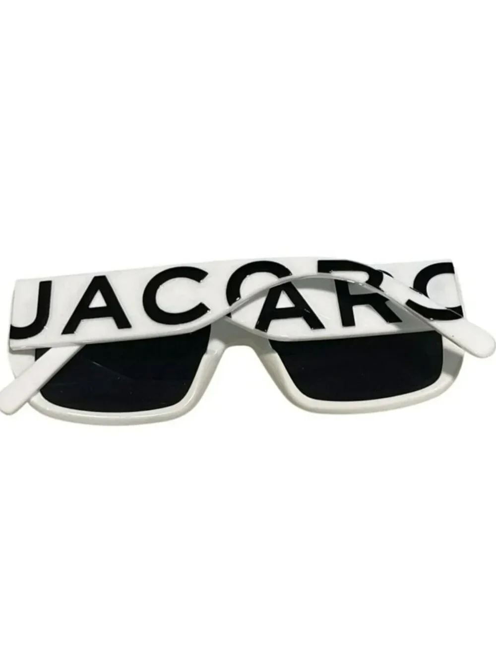 Marc Jacobs White Square Logo Sunglasses NWT